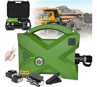 Electric Hydraulic Pump Power Pack, 70Mpa 10152psi Double Acting, Remote Control with Strap, Ideal for Punching and Bending Applications