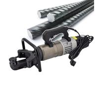 Electric Hydraulic Rebar Bender, 220V Portable Tool for 0-90 Degree Bending, Ideal for Construction and Metal Work