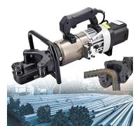 Electric Hydraulic Rebar Bender - Fast Bending & Straightening Machine with 0-35° Adjustable Angle & Positioning Bolt for 18-28mm / 1 Inch Rebar