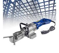 Electric Hydraulic Rebar Bender, Portable Handheld Machine for Bending up to 16mm with 0-130 Degrees Angle, Ideal for Construction and DIY Projects
