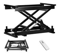 Electric Hydraulic Scissor Lift Table, Platform Scissor Lift Table, with Wireless Remote Control, 150kg Max Load, Perfect for Warehouse Material Handling Factory Production and Home Use