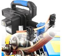Electric Hydraulic Tube Bender Kit with Lithium Battery for 90° Pipe Bending, Includes Molds and Reverse Bend Components for Efficient Pipe Work