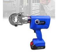 Electric Hydraulic Wire Crimper, 80KN Cordless Tool with 360 Degree Rotation and 22mm Stroke, Ideal for Construction and Machine Room Applications