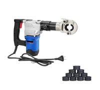 Electric Hydraulic Wire Crimper, Heavy-Duty Cable Lug Crimping Tool with 2200W Power and Various Crimping Dies for Circuit Repairs and Deck Applications