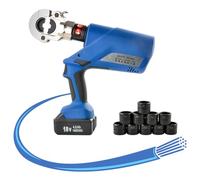 Electric Hydraulic Wire Crimper with Digital Display and Rechargeable Battery for Cable Lug Crimping