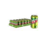 Electric ICE Drink - 24 x 330ml Cans | Sparkling Soft Drink | Bold Citrus Energy Flavour | Ice-Cold Refreshing Carbonated Drink | Bulk Can Pack for Home, Parties - By MegaAisle