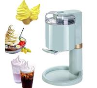 Electric Ice Cream and Milkshake Maker, Stainless Steel Automatic Soft Serve Machine for Home Use