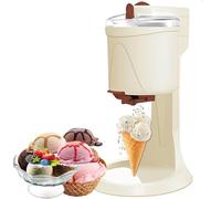 Electric Ice Cream Cone Soft Serve Maker, Quick 10-Minute Dessert Machine, Easy One-Push Operation for Healthy Homemade Treats