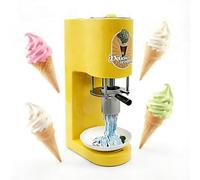 Electric Ice Cream Noodle Maker, Commercial Spaghetti Press Machine with 4 Molds, 7.4-7.9 Gal/Hr Gelato Extruder, Stainless Steel Dessert Maker for Food Trucks and Countertops