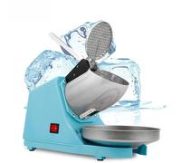 Electric Ice Crusher, 300W 65KG/H Thickness Adjustable Smoothie Shaver, Easy to Clean Slush Ice Grinder for Home Bar
