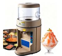 Electric Ice Crusher 480W with 3 Timer Settings and Anti-Overflow | Electric Ice Crusher with Timer Settings and Anti-Overflow Feature, Perfect for Smoothies, Snow Cones, and Commercial Use