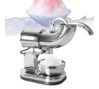 Electric Ice Crusher and Shaver, Stainless Steel Snow Cone Maker for Cocktails, Slushies, and Cold Drinks, Ideal for Home, Bar, and Restaurant Use