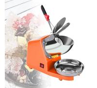 Electric Ice Crusher, Dual Stainless Steel Blades, High Efficiency 85kg per Hour, Ideal for Home and Commercial Use