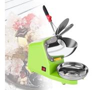 Electric Ice Crusher - High Efficiency Dual Stainless Steel Blades for Home and Commercial Use, Crushes Ice Quickly and Effectively