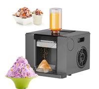 Electric Ice Crusher Machine, 60kg/Day Stainless Steel Shaver for Snow Cones and Snowflake Ice, Automatic Ice Crush Machine for Smoothies and Frozen Drinks