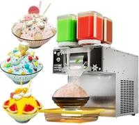 Electric Ice Crusher Machine - High-Power Snow Cone Shaver for Home and Commercial Use