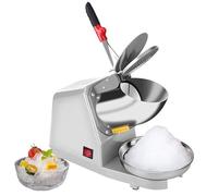 Electric Ice Crusher Machine, Stainless Steel Shaved Ice Maker, Efficient 65 Kg/h Ice Shaver for Cocktails, Bars, Slushy, Home and Commercial Use