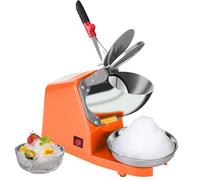 Electric Ice Crusher Machine, Stainless Steel Shaved Ice Maker, Efficient 65 Kg/h Ice Shaver for Cocktails, Bars, Slushy, Home and Commercial Use