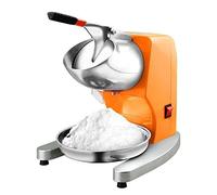 Electric Ice Crusher Shaver Machine, Dual Blades Stainless Steel Snow Cone Maker for Home and Commercial Use