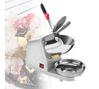 Electric Ice Crusher with Dual Stainless Steel Blades, Crushes 85kg/Hour for Home or Commercial Use