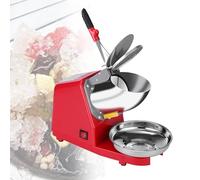 Electric Ice Crusher with Dual Stainless Steel Blades, High Efficiency for Home and Commercial Use, Crushes Up to 85kg Per Hour