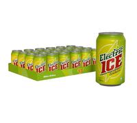 Electric ICE Drink - 24 x 330ml Cans | Sparkling Soft Drink | Bold Citrus Energy Flavour | Ice-Cold Refreshing Carbonated Drink | Bulk Can Pack for Home, Parties - By MegaAisle