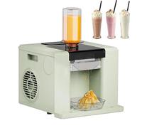 Electric Ice Shaver, 750ml Self-Cleaning Snow Cone Maker, One-Button Automatic Dual Blades, for Home Commercial Use