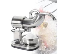 Electric Ice Shaver and Crusher Machine with Stainless Steel Bowl, High Capacity for Snow Cones, Cocktails, and Smoothies
