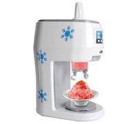 Electric Ice Shaver Machine - 300W Automatic Snow Cone Maker, 70kgs/h Capacity, Adjustable Thickness for Commercial Use and Events