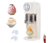 Electric Ice Shaver Machine - 45W Snow Cone Maker with 10 Molds, Adjustable Thickness, Fast Ice Crushing for Smoothies, Shaved Ice, and Frozen Drinks in Restaurants and Bars