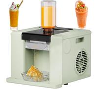 Electric Ice Shaver Machine - Automatic Snowflake Maker for Smoothies and Snow Cones, High Capacity for Food Service Utilization