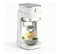 Electric Ice Shaver Machine for Home, Adjustable Blade, One-Press Operation