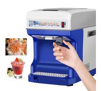 Electric Ice Shaver Machine for Snow Cones, Adjustable Fineness, Tabletop Design for Home and Commercial Use