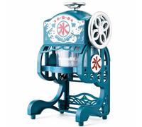 Electric Ice Shaver Machine, Retro Snow Cone Maker with Low Noise Crusher | Fine shaved ice output with simple controls for home kitchens, parties, events and small commercial serving areas.