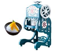 Electric Ice Shaver Machine with Adjustable Texture and Stainless Steel Blade for Snow Cones, Slush, and Smoothies - Compact Design with 2 Ice Cups
