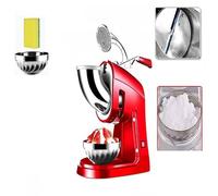 Electric Ice Shaver Machine with Dual Stainless Steel Blades, Ideal for Commercial Use in Restaurants and Bars, Perfect for Snow Cones and Shaved Ice