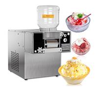 Electric Ice Shaving Machine, Snow Cone Maker, Continuous Ice Crusher for Home, Office, Party, Produces 120KG Ice/Day, Easy to Use Design