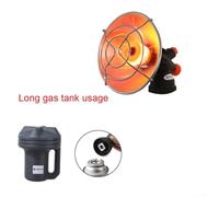 Electric Ignition Portable Gas Heater with Folding Base, Adjustable Heat Settings for Use on Camping Trips and Outdoor For Winter Activities (B)