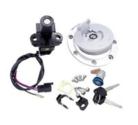 Electric Ignition Switch Compatible With CB400SF 1992-1998 Motorcycle Ignition Switch Set Ignition Starter Switch Lock Key Set Ignition Lock Barrel Starter Switch