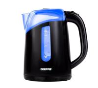 1.7L Cordless Electric Kettle Illuminating 2200W Geepas Black One Size