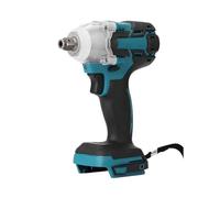 Electric Impact Wrench Brushless Motor Strong Torque 30000Amh Li-ion Battery LED Light Cordless for Car Tires Tool Impact Powerful Efficient Performance(No Battery)