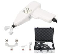 Electric Impulse Gun - Chiropractic Adjusting Tool with 4 Massage Heads, Deep Tissue Muscle Massager, 3 Intensity Levels for Cervical Spine Relief and Muscle Relaxation