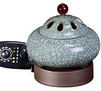Electric Incense Burner, Adjustable Temperature Scented Oil Diffuser, Ideal for Home, Office, and Bar Use