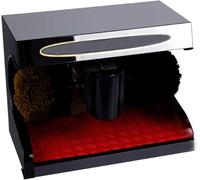Electric Induction Shoe Buffer Polisher, Automatic Shoe Shine Machine with Spherical Brush, Dust Removal Polishing Kit for Home Hotel Office