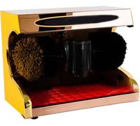 Electric Induction Shoe Buffer Polisher, Automatic Shoe Shine Machine with Spherical Brush, Dust Removal Polishing Kit for Home Hotel Office