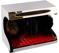Electric Induction Shoe Buffer Polisher, Automatic Shoe Shine Machine with Spherical Brush, Dust Removal Polishing Kit for Home Hotel Office