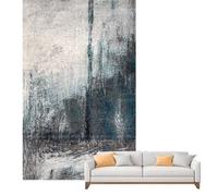 Electric Infrared Radiant Floor Heater Mat, Adjustable Temperature Heated Carpet, Warm Foot Warmer for Home & Office, Large Size (D, 80CM*160CM)