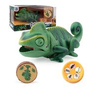 Electric Infrared Remote Control Lights Crawling Chameleon Children's Strange Bug-catching Tricky Toys