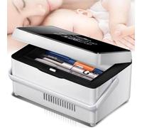 Electric Insulin Cooler Travel Case Insulin Cool Box Refrigerator Insulin Refrigerator, 0-18℃ Intelligent Temperature Control + HD LCD Refrigerator, Fridges Portable Insulin Cooler Refrigera