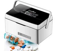 Electric Insulin Cooler Travel Case Insulin Cool Box Refrigerator Insulin Refrigerator Cooler for Travel, Portable Medication Refrigerator Insulin Reefer Cold Storage Box for Keeping Diabete